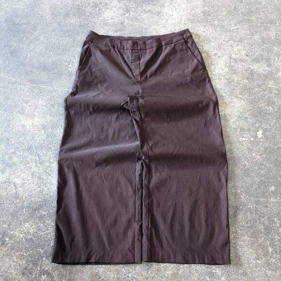 Tribal Wide Leg Pants Womens 16 Brown Rayon Blend Comfortable Stylish - Picture 1 of 8